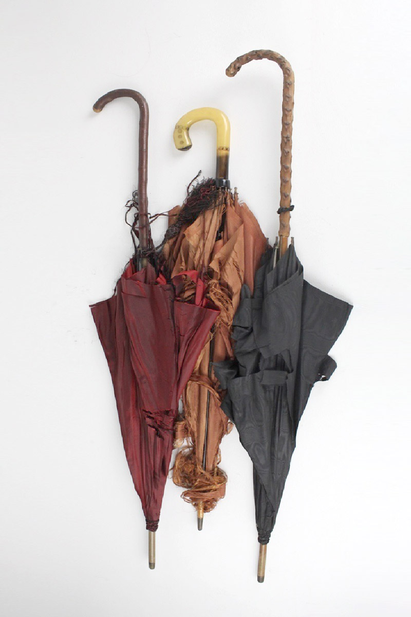 Worn and Damaged Umbrella – Number Eight Prop Hire Company